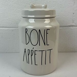 Rae Dunn Bone Appetit Dog Treat Canister